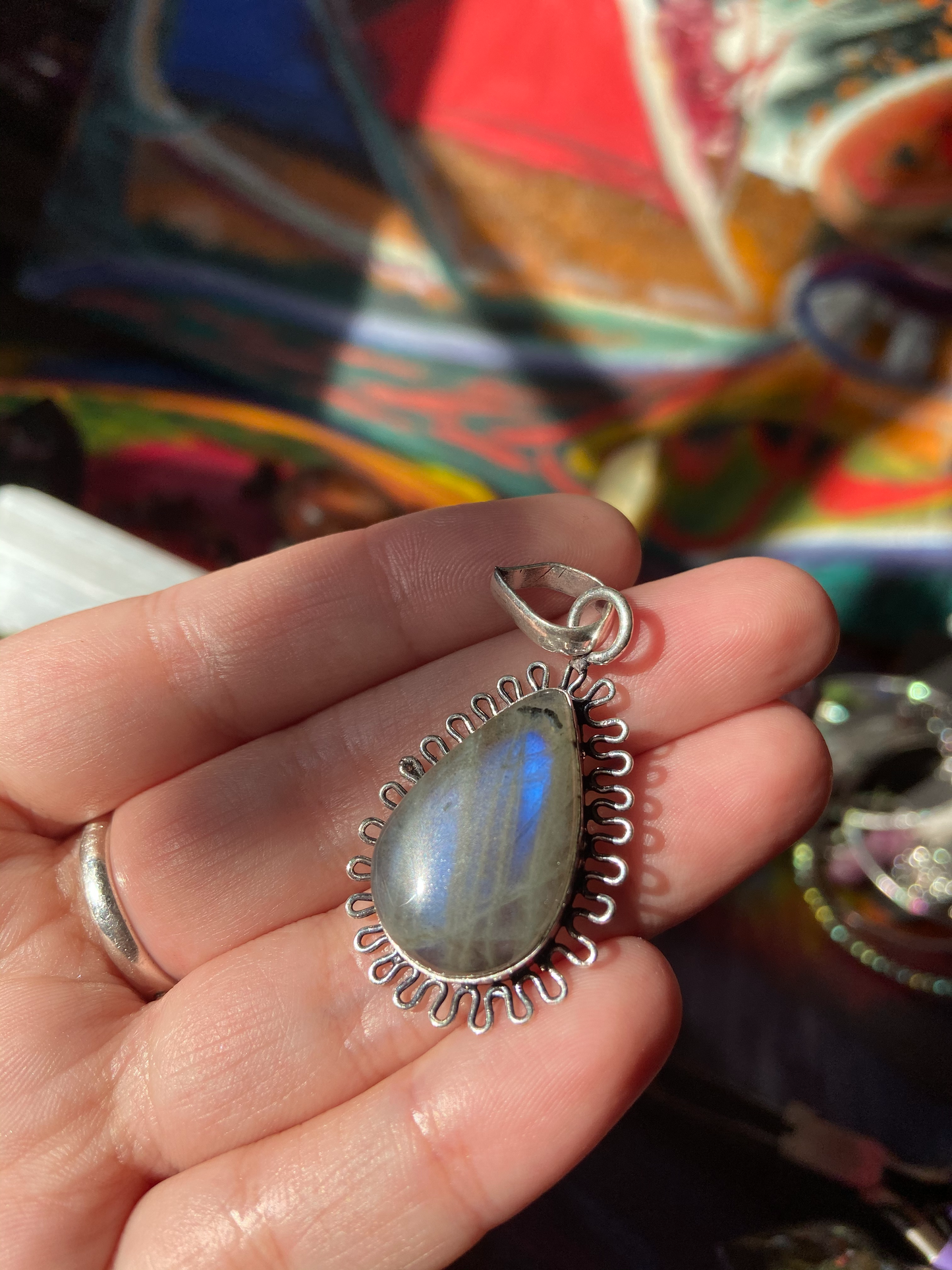 Labradorite Pendents