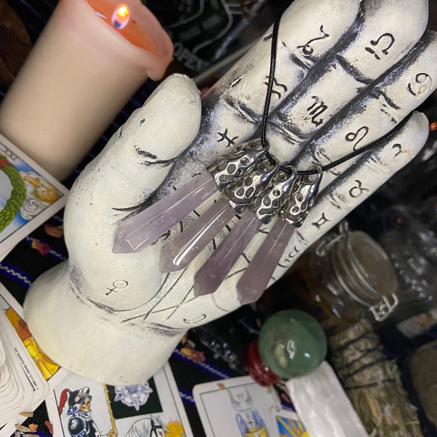 Amethyst large pendents