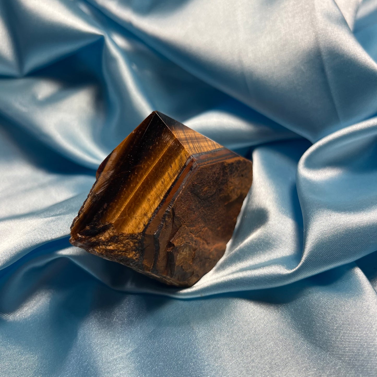 Tigers Eye Semi Polished Point