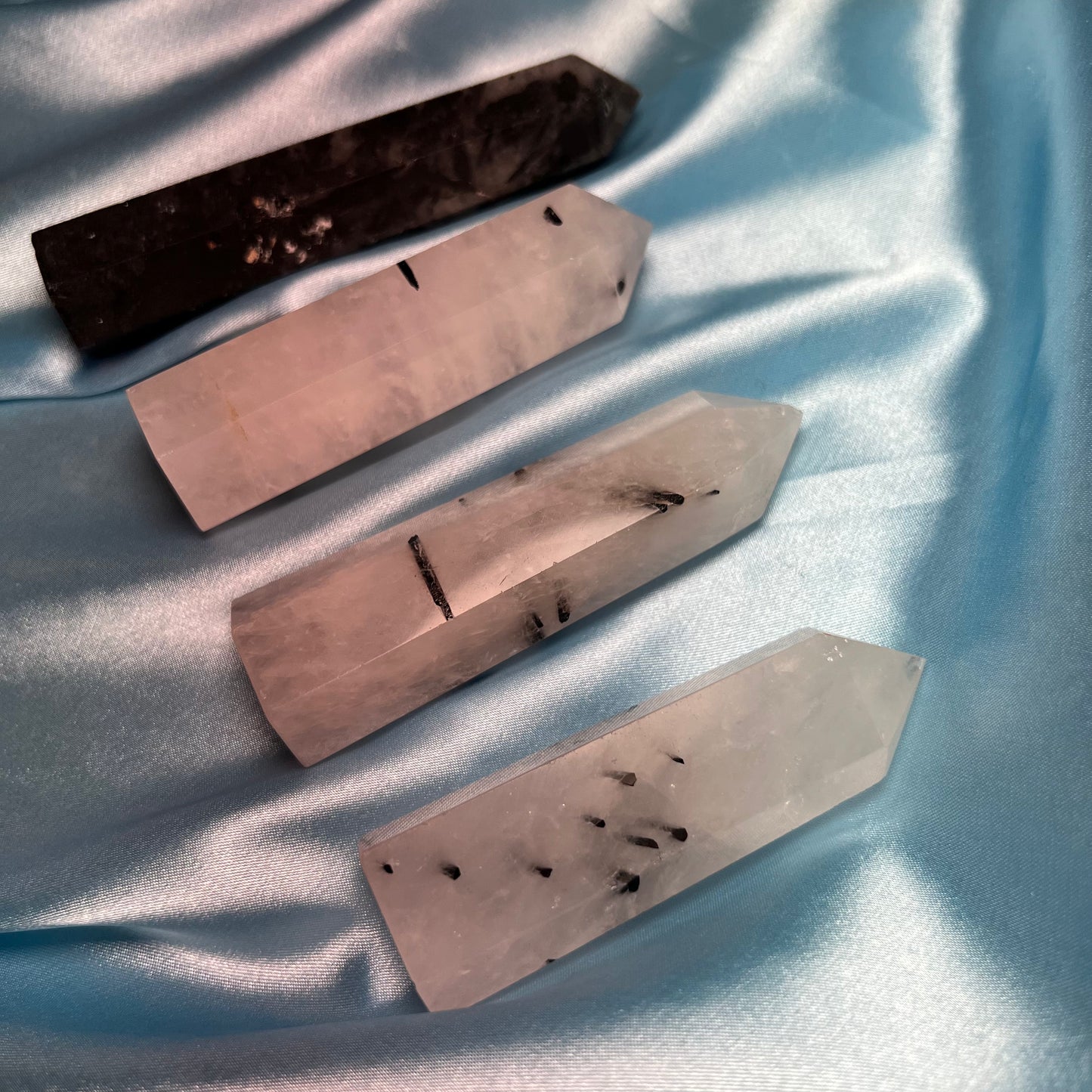 Tourmalinated Quartz Mini Towers