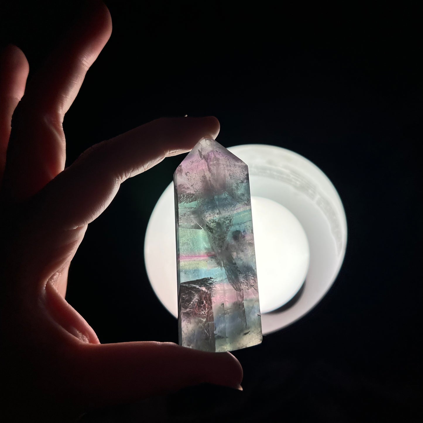 Rainbow Fluorite Tower