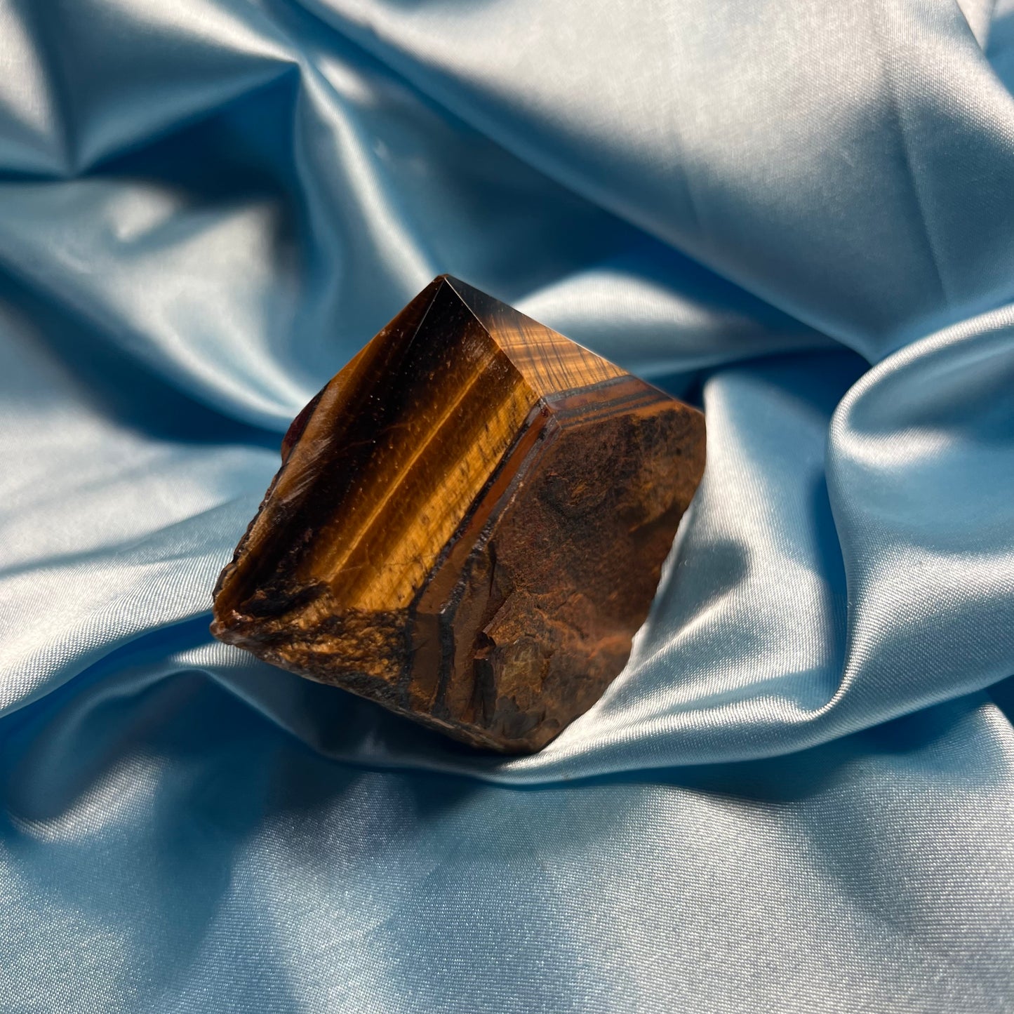 Tigers Eye Semi Polished Point