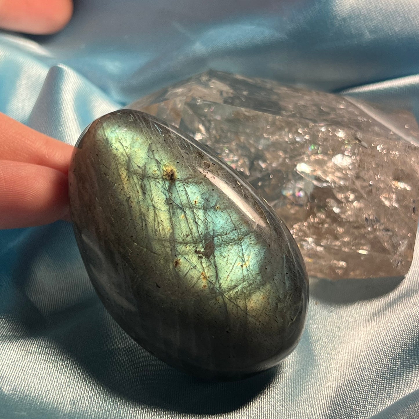 Labradorite Palm Stone