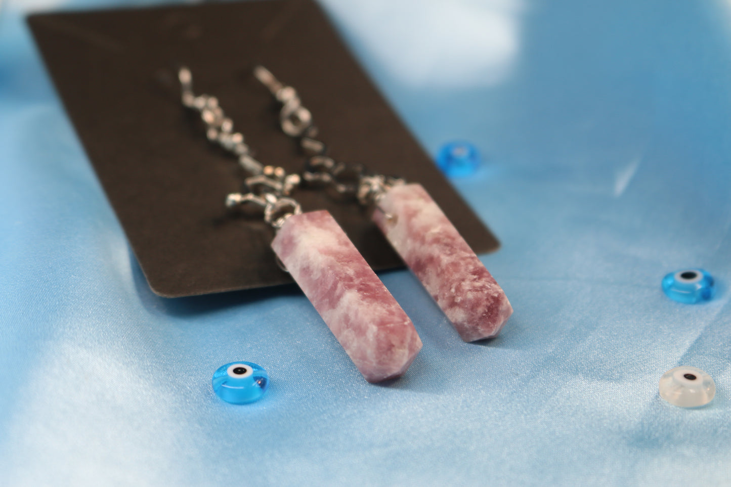 Serotonin Lepidolite Earrings