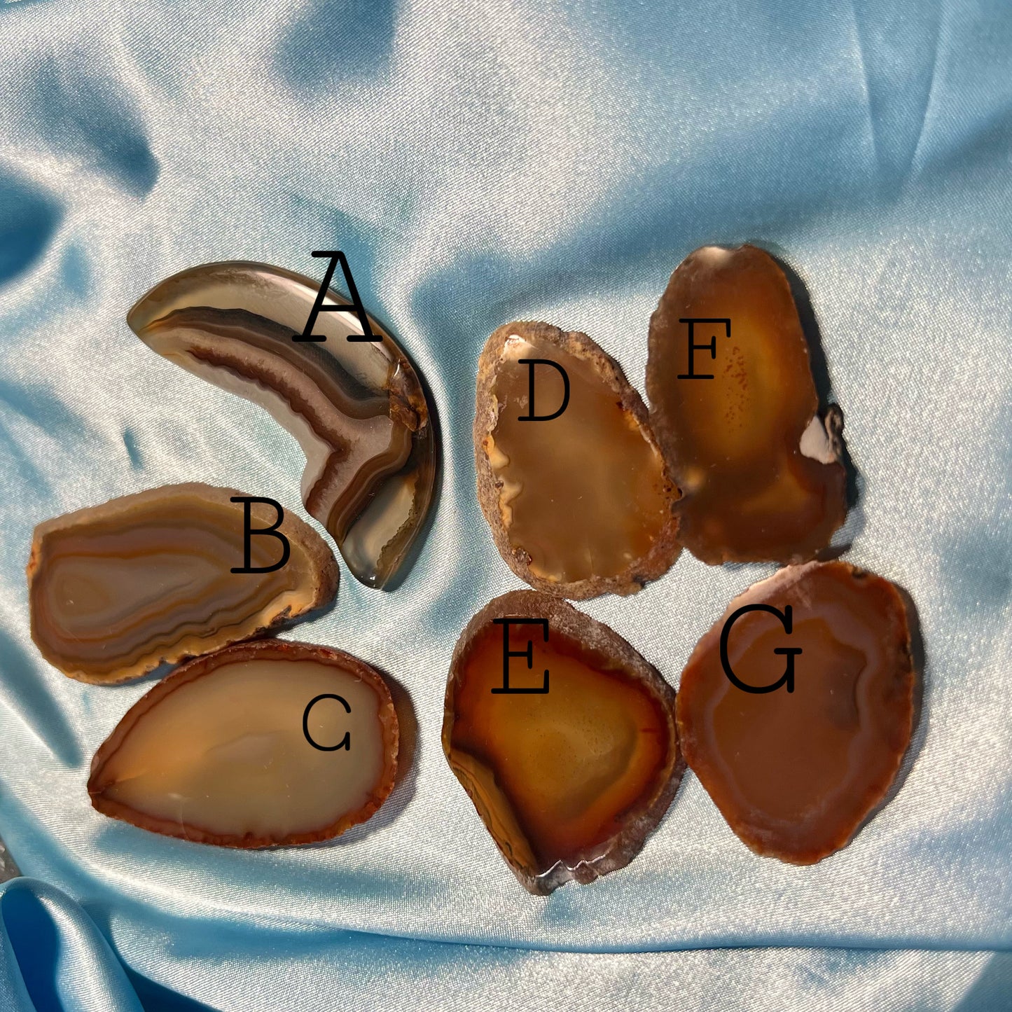 Agate slices