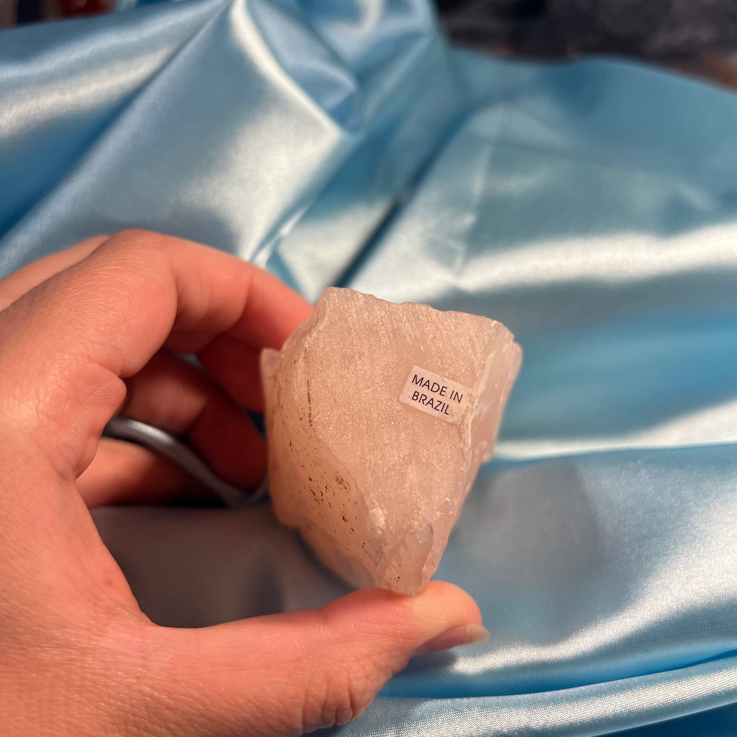 Rose Quartz Semi Polished Tower