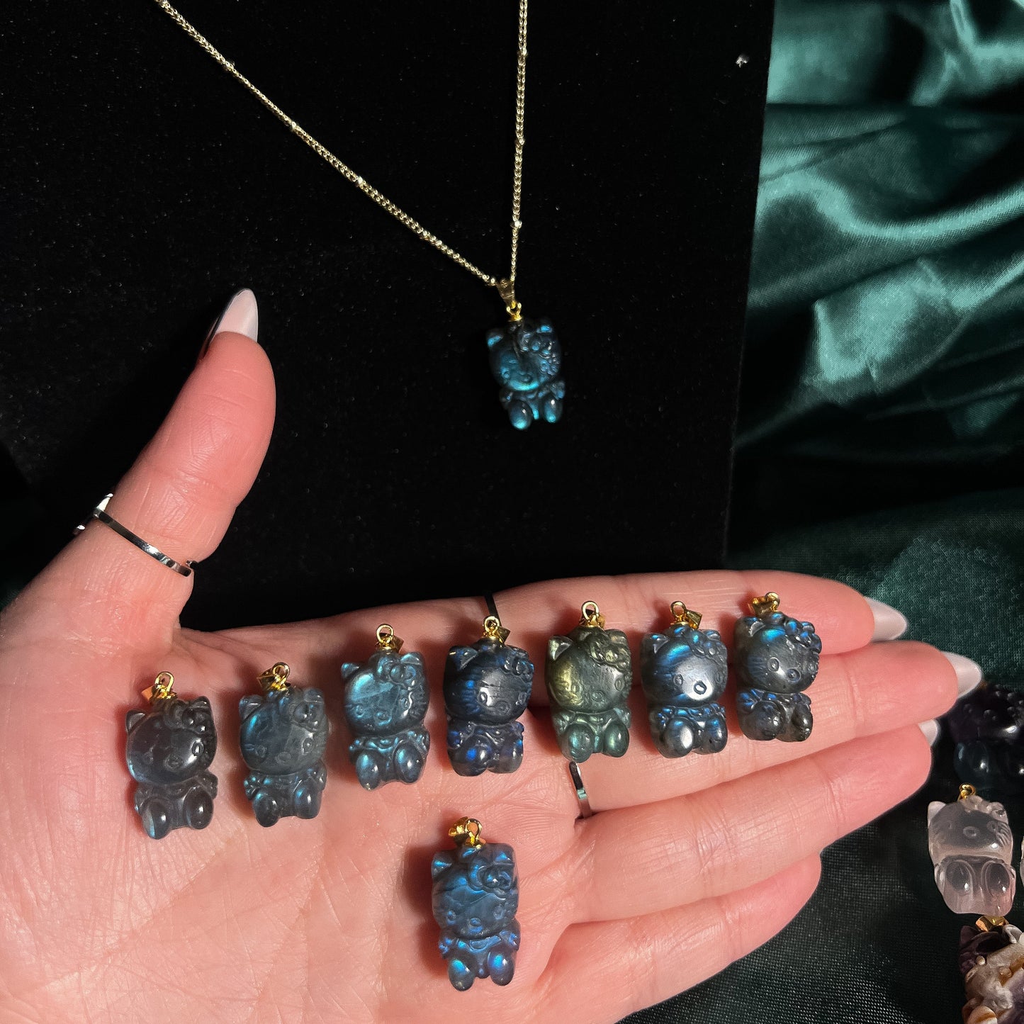 Hello Kitty Crystal Necklaces