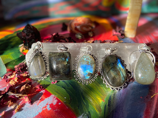 Labradorite Pendents