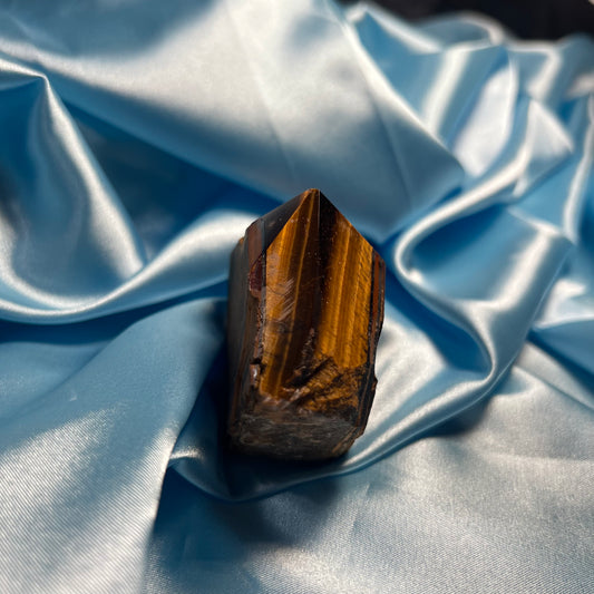 Tigers Eye Semi Polished Point