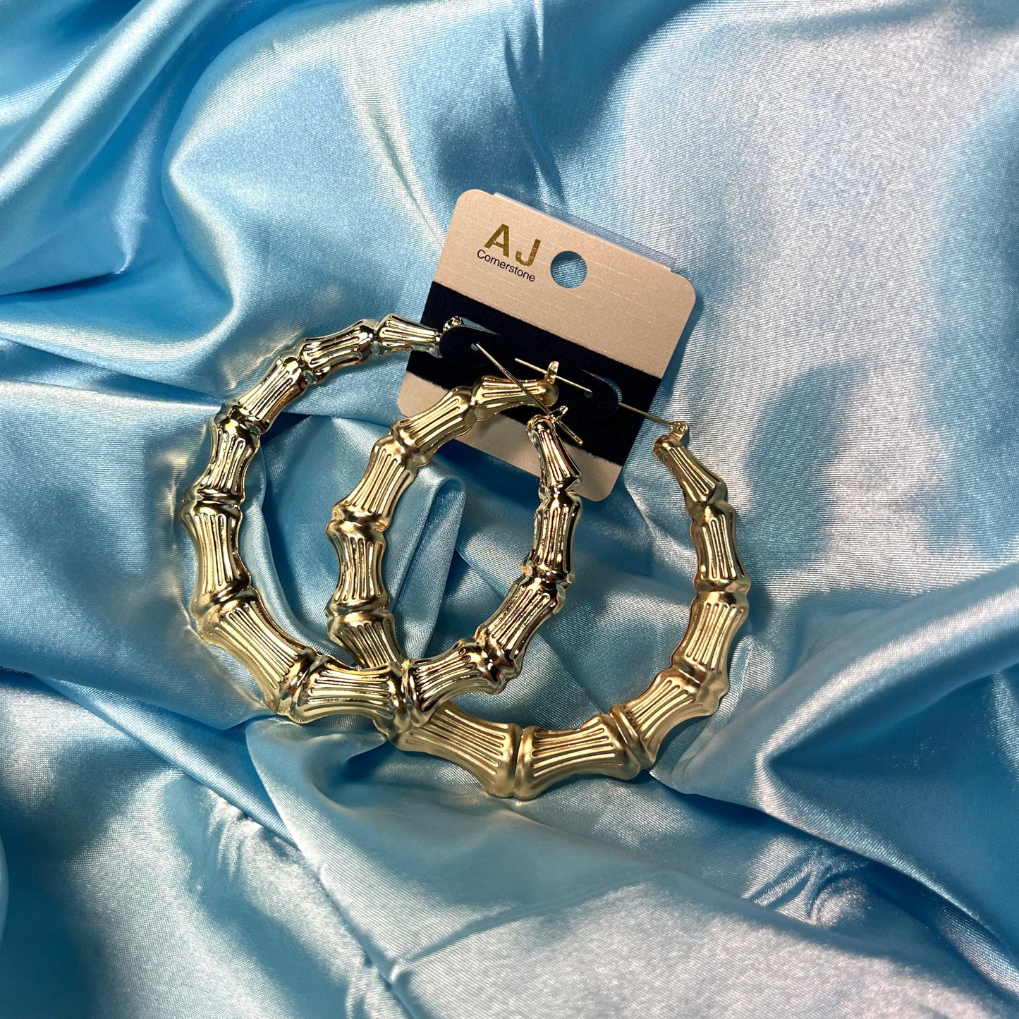 Gold Bamboo Earrings