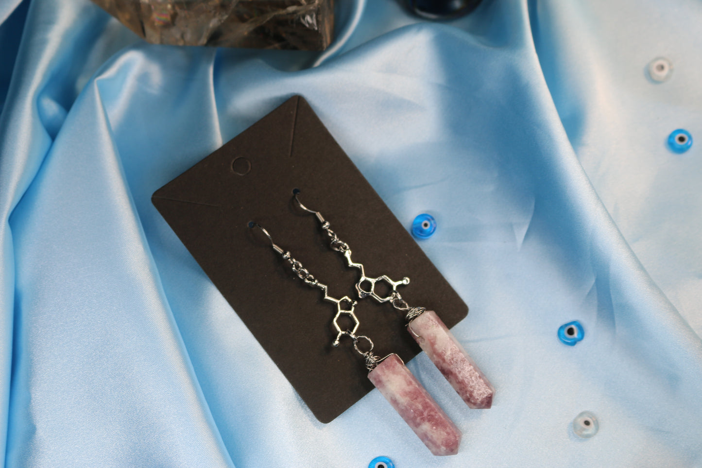 Serotonin Lepidolite Earrings