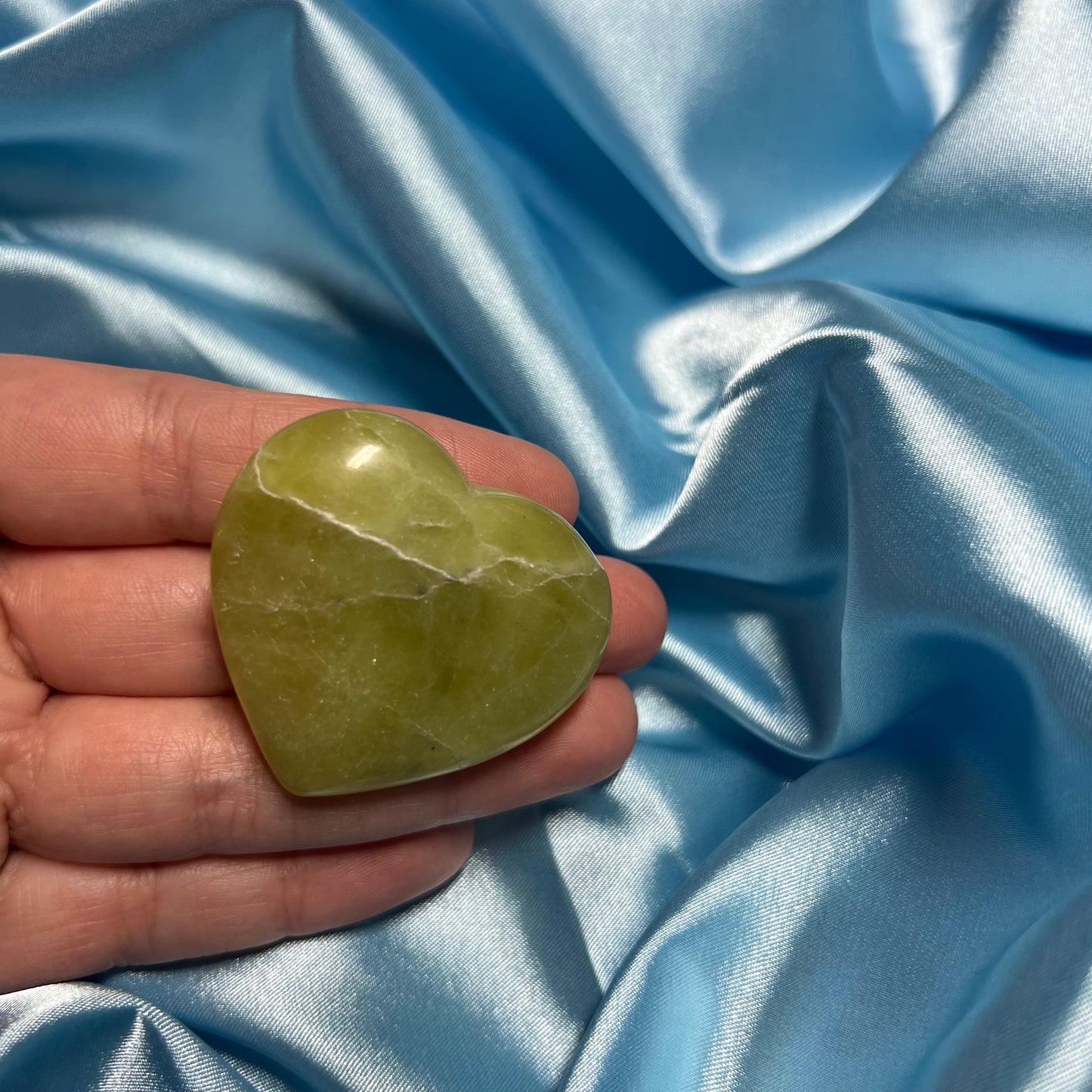 Green Opal Heart