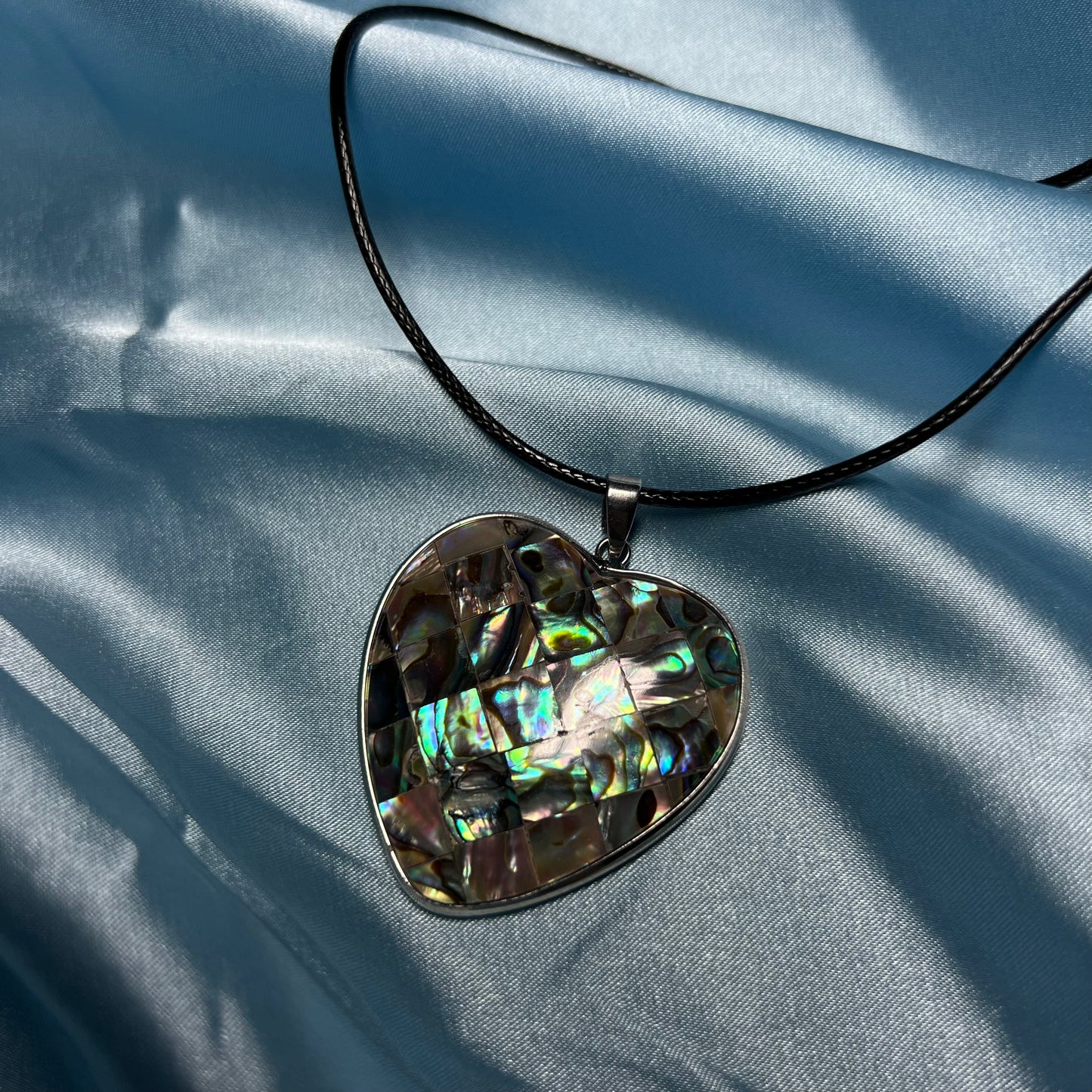Abalone Heart Necklace