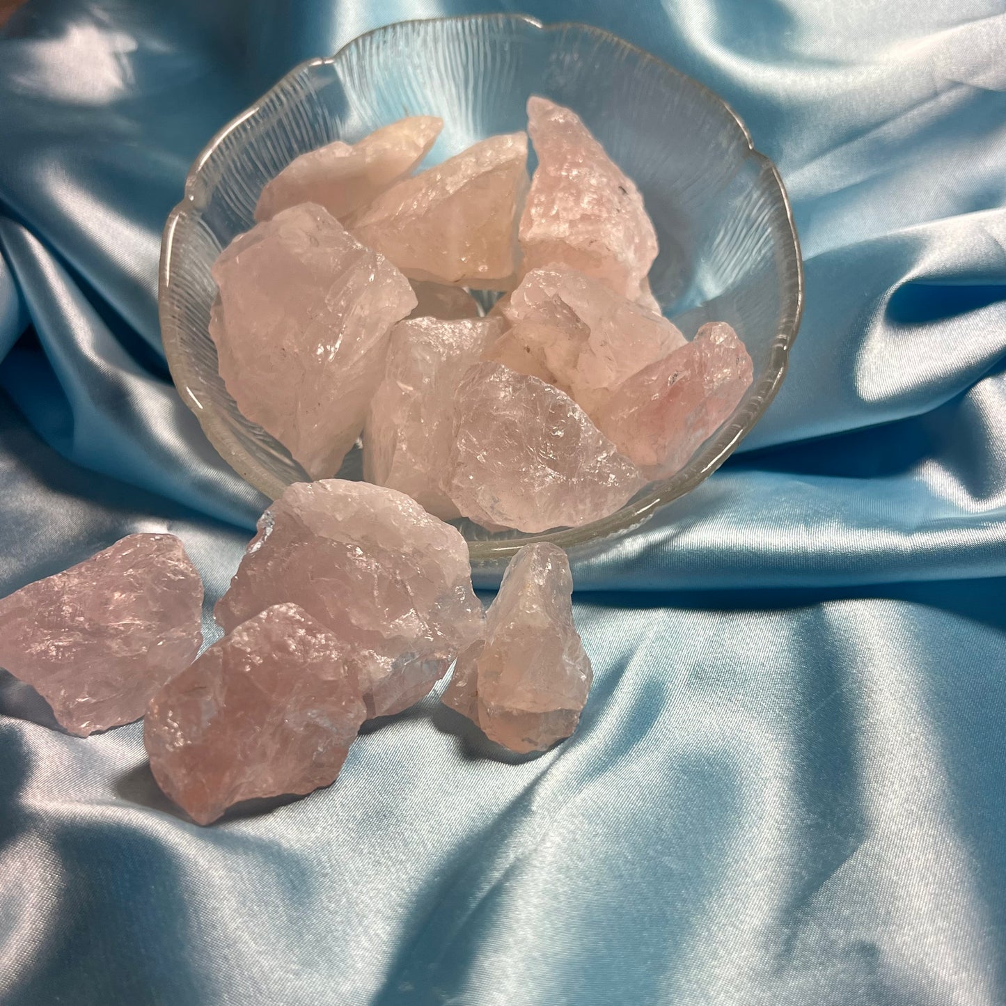Rough Rose Quartz Chunks