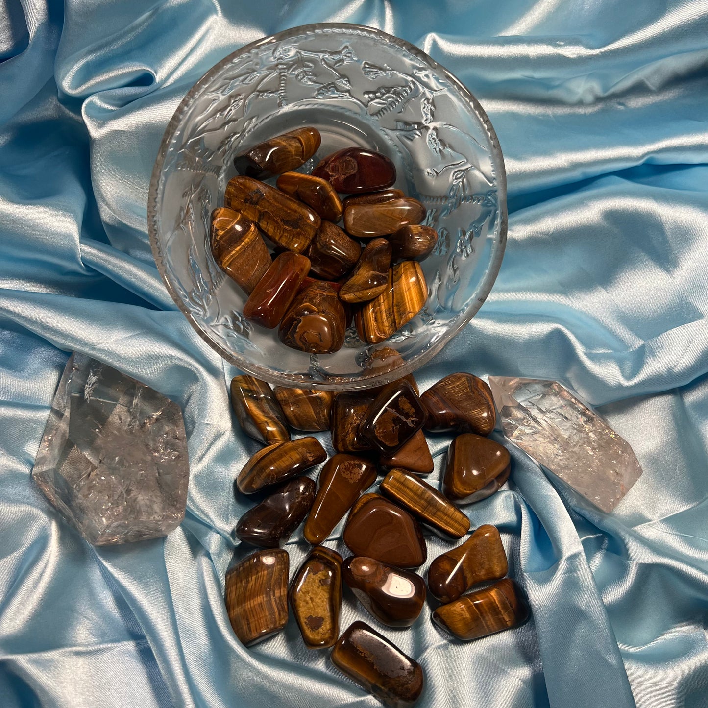 Medium Tigers Eye Tumbles