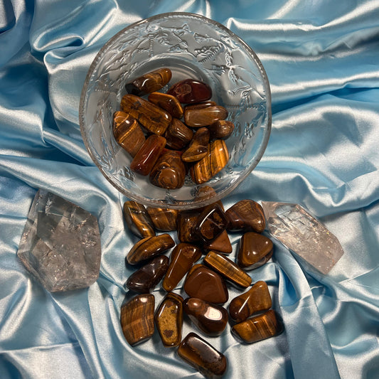 Medium Tigers Eye Tumbles