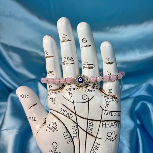 Evil Eye Glass Bead Bracelets