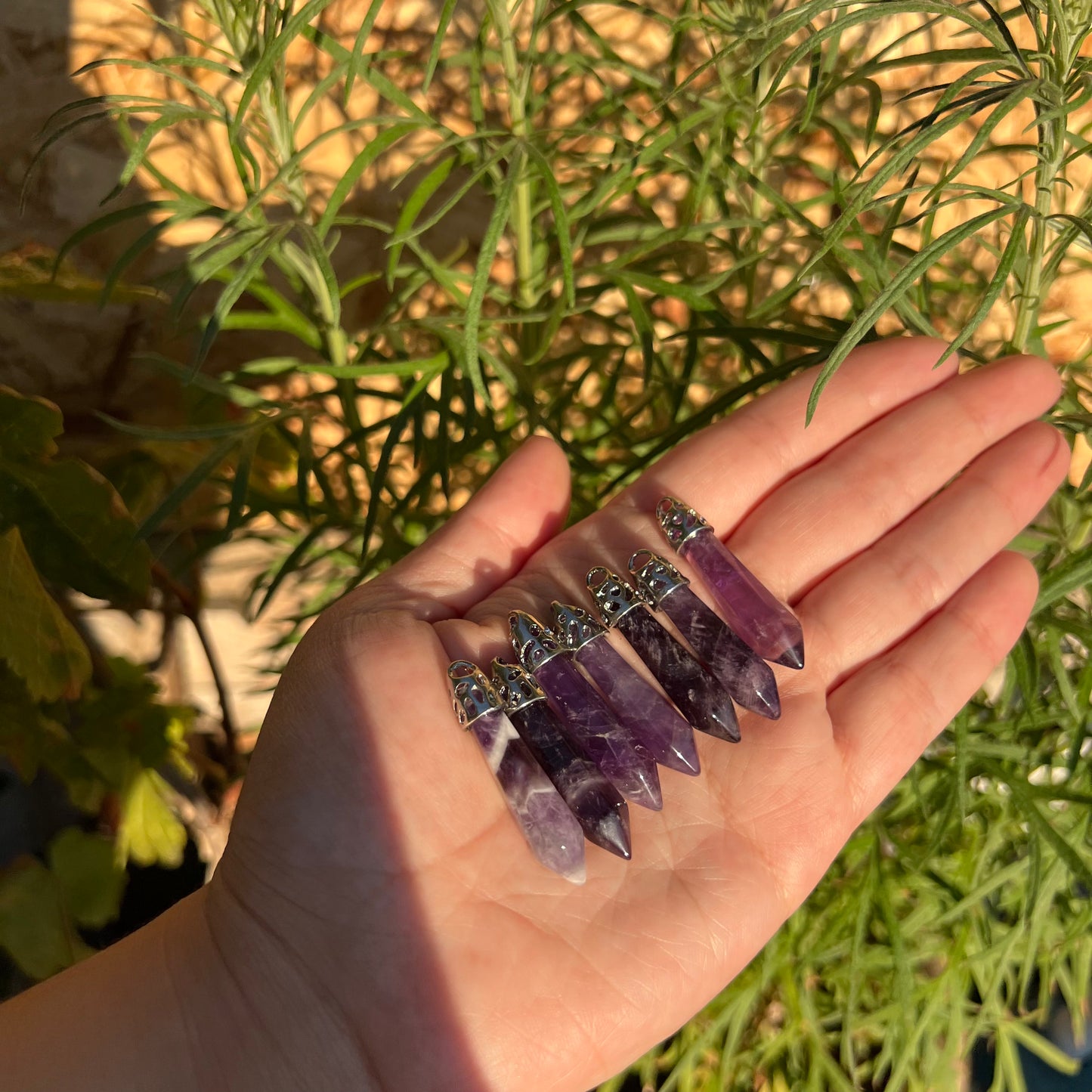 Amethyst Pendents