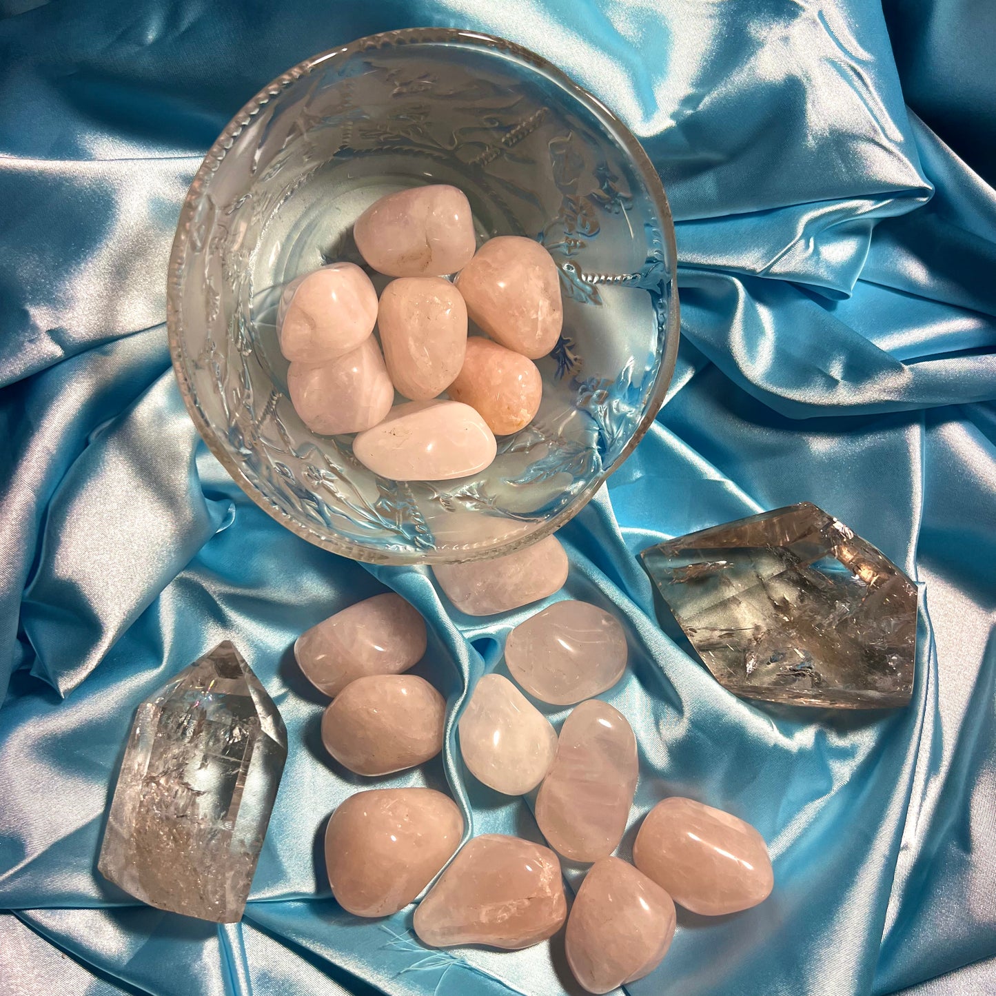 Rose Quartz Tumbles