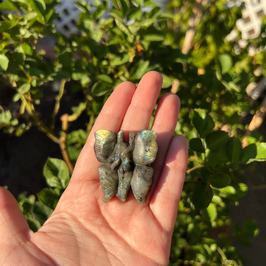Labradorite Fairy Carving