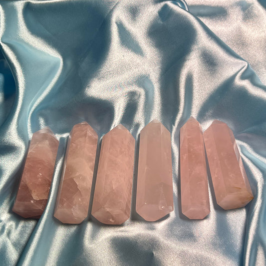 Small Rose Quartz Towers