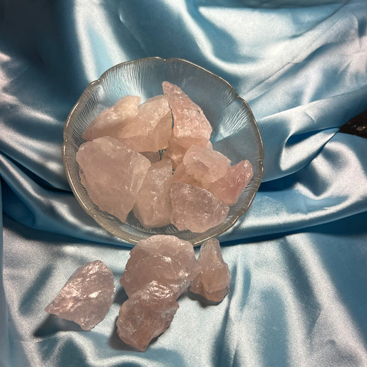 Rough Rose Quartz Chunks