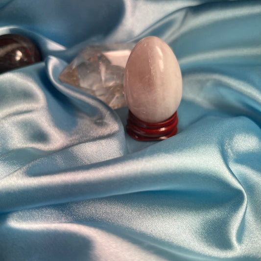 Light Rose Quartz Egg