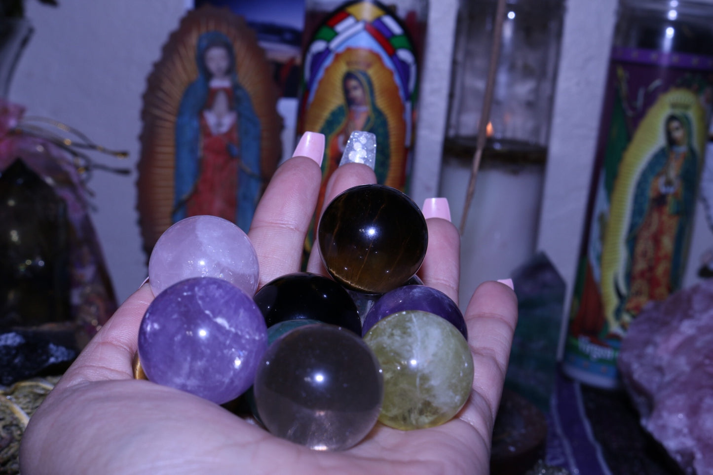Small crystal spheres