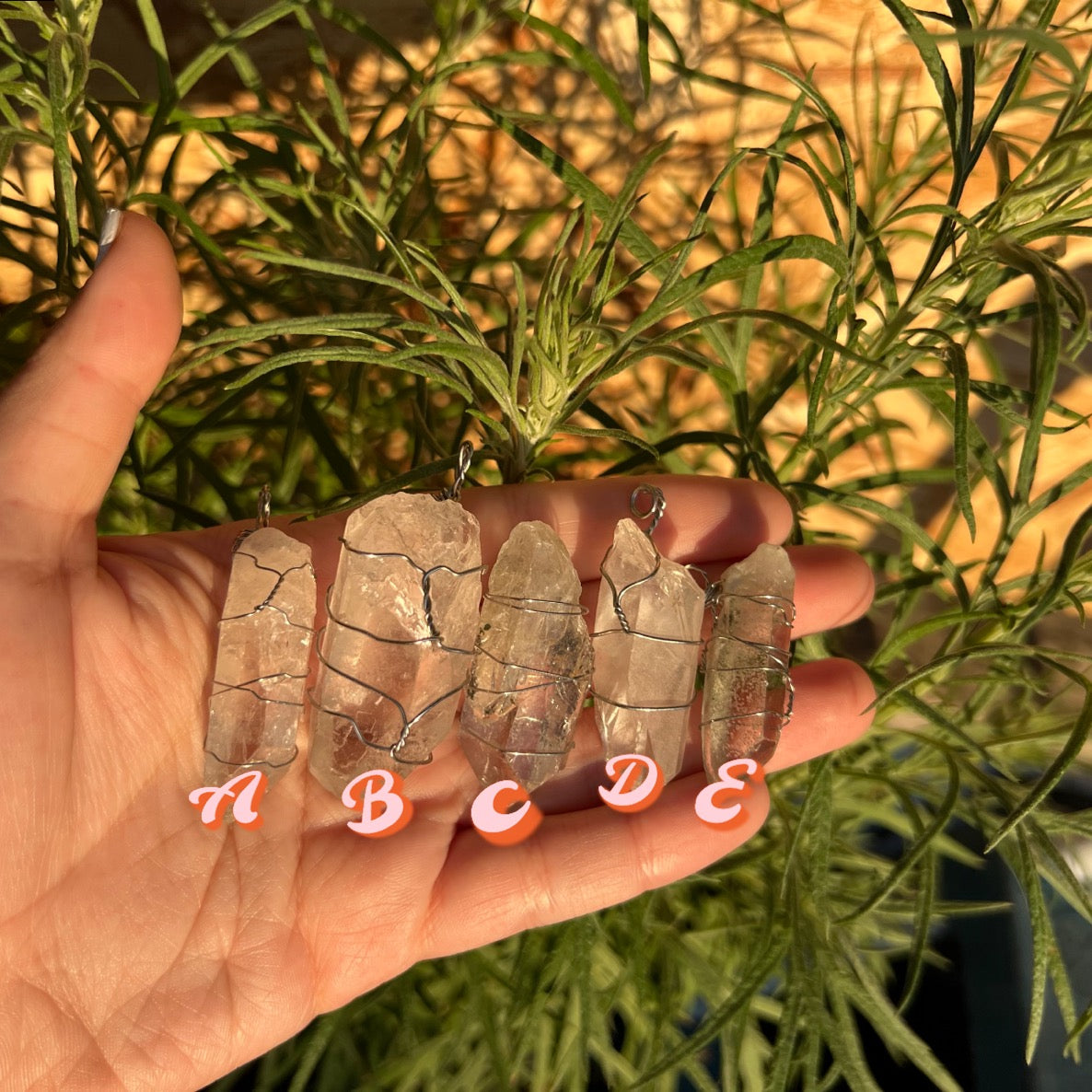 Graden Quartz Pendents