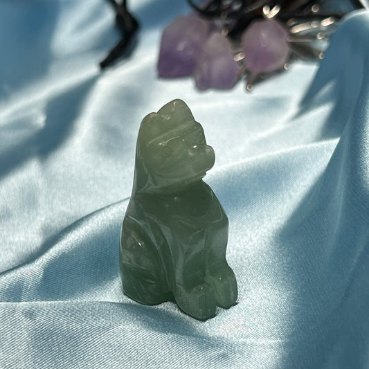 Green Aventurine Dog