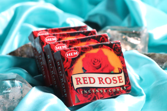 Red Rose Incense Cones