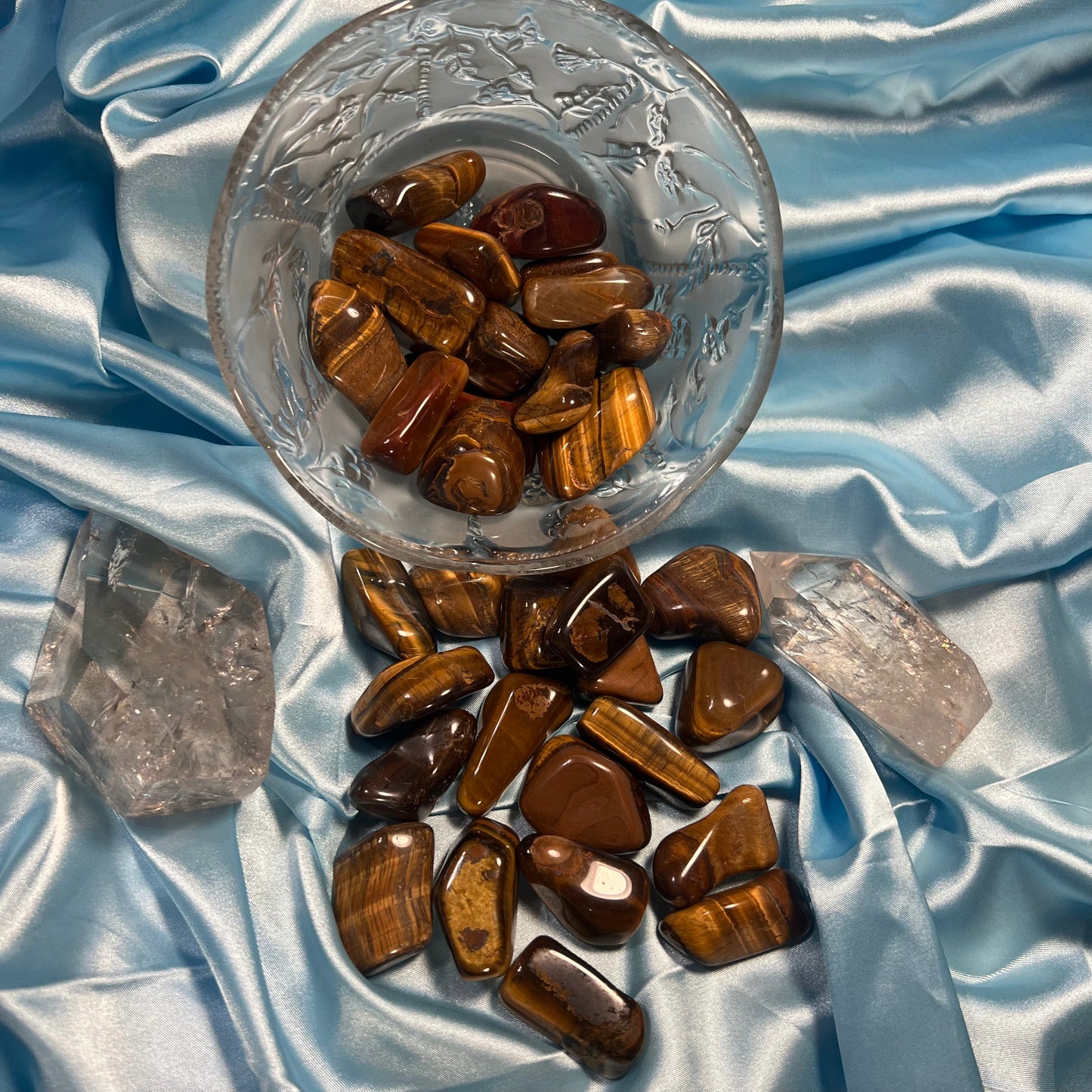 Medium Tigers Eye Tumbles