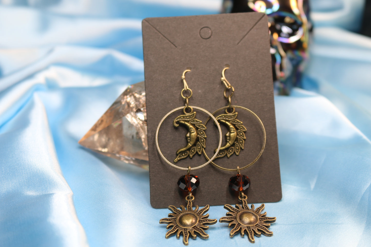 Bronze Luna and Sol Earrings
