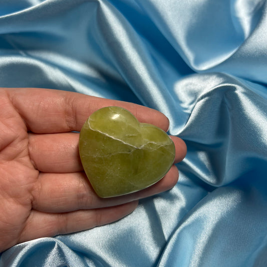 Green Opal Heart