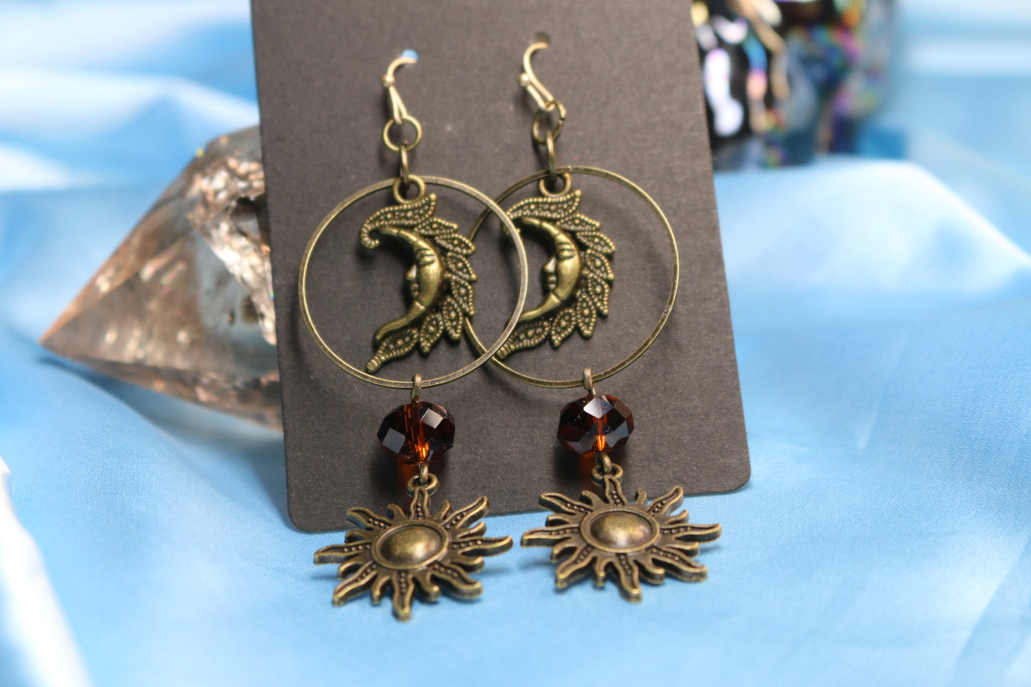 Bronze Luna and Sol Earrings