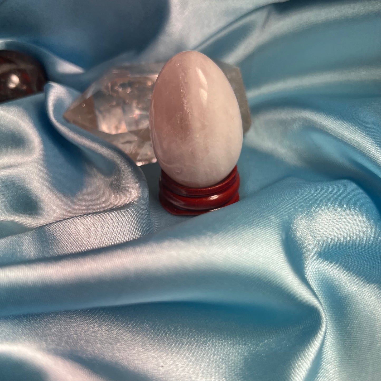 Light Rose Quartz Egg