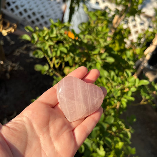 Rose Quartz Heart