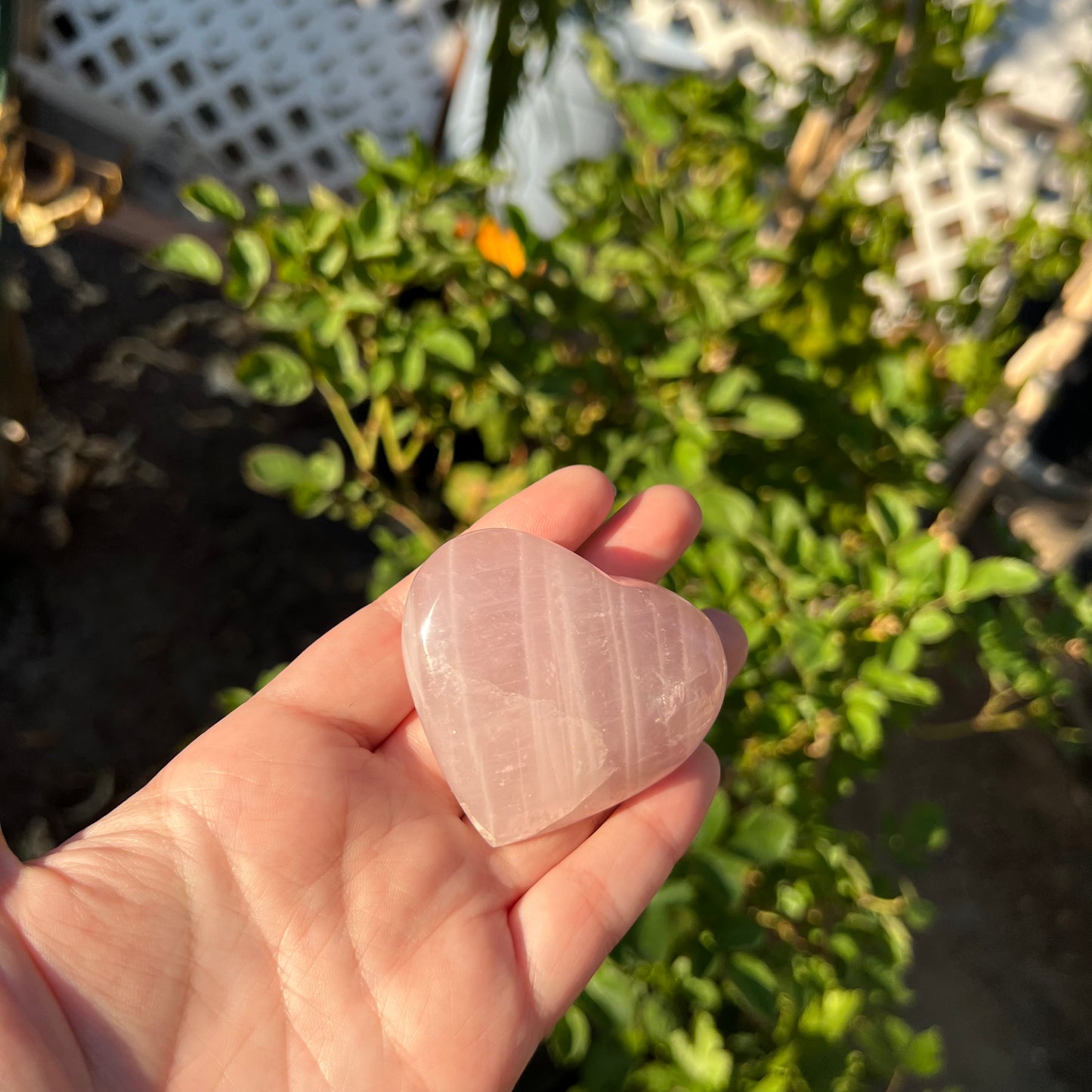 Rose Quartz Heart